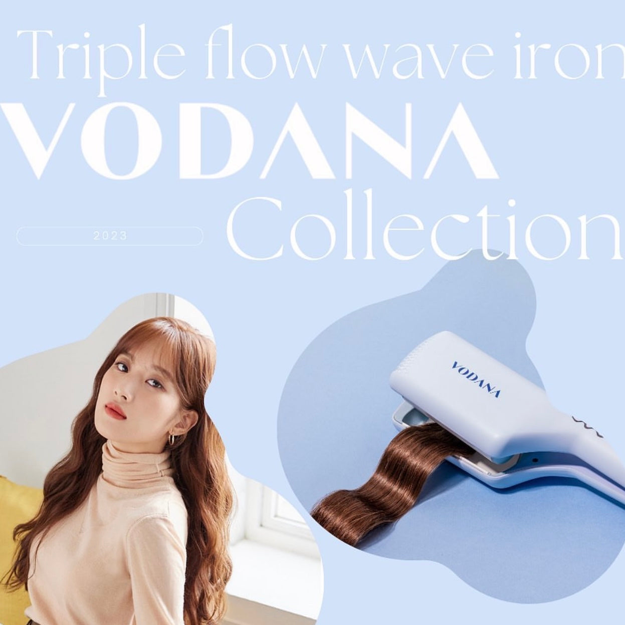 VODANA 迷你輕便水波紋曲髮造型夾 32mm Compact Wave Iron 32mm💙🩵