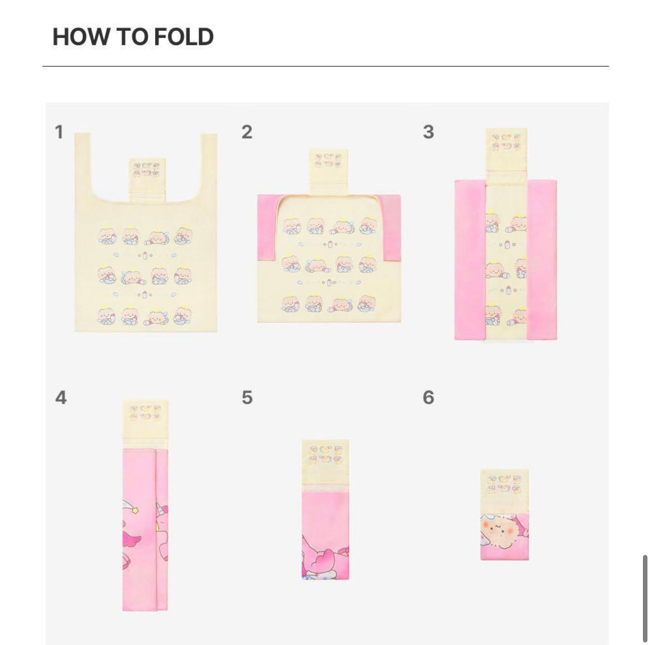 土豆熊慵懶可折疊環保購物袋 2款任選⭐️