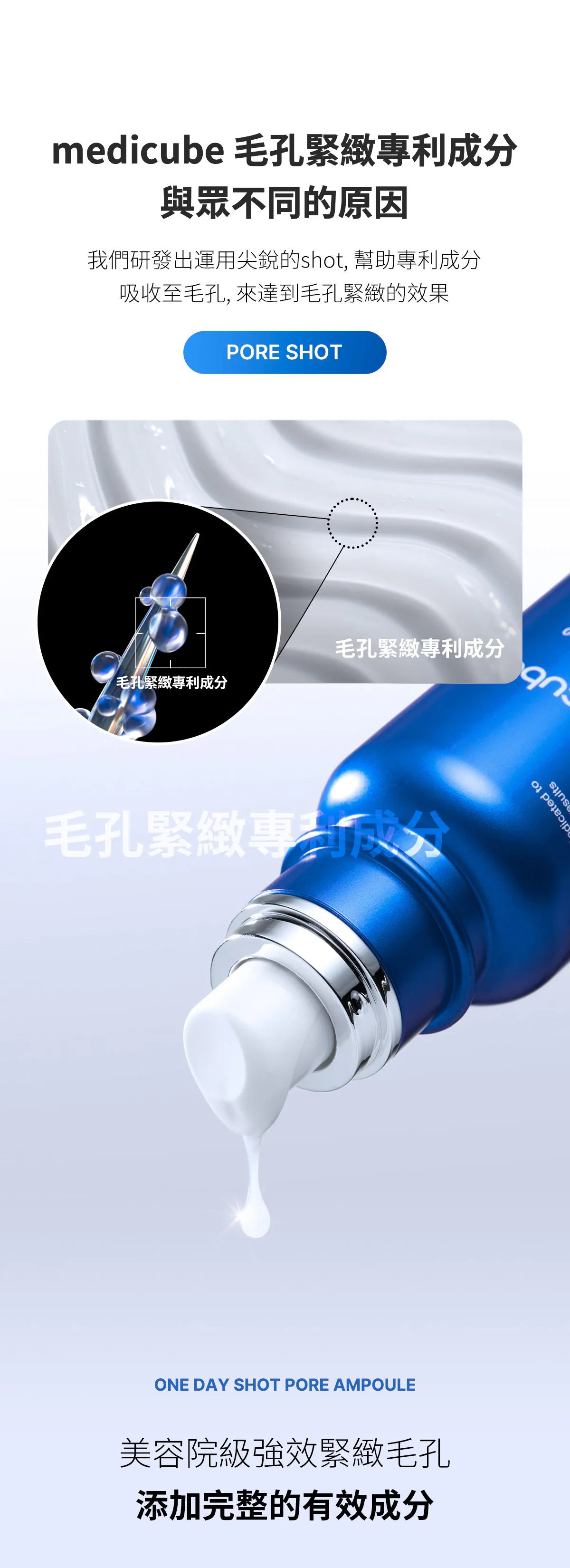 Medicube ZERO微針全效毛孔精華2,000ppm/7,500ppm