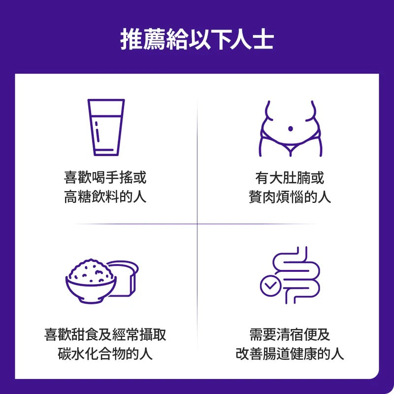 🌟 【大肚腩逆襲神器】SERYBURN 穩糖纖腩飲 V2 瞬效爆脂小紫飲💜 | 減少體脂及食慾 促進脂肪燃燒✨升級版減脂 x 降糖 x 清宿便配方✨