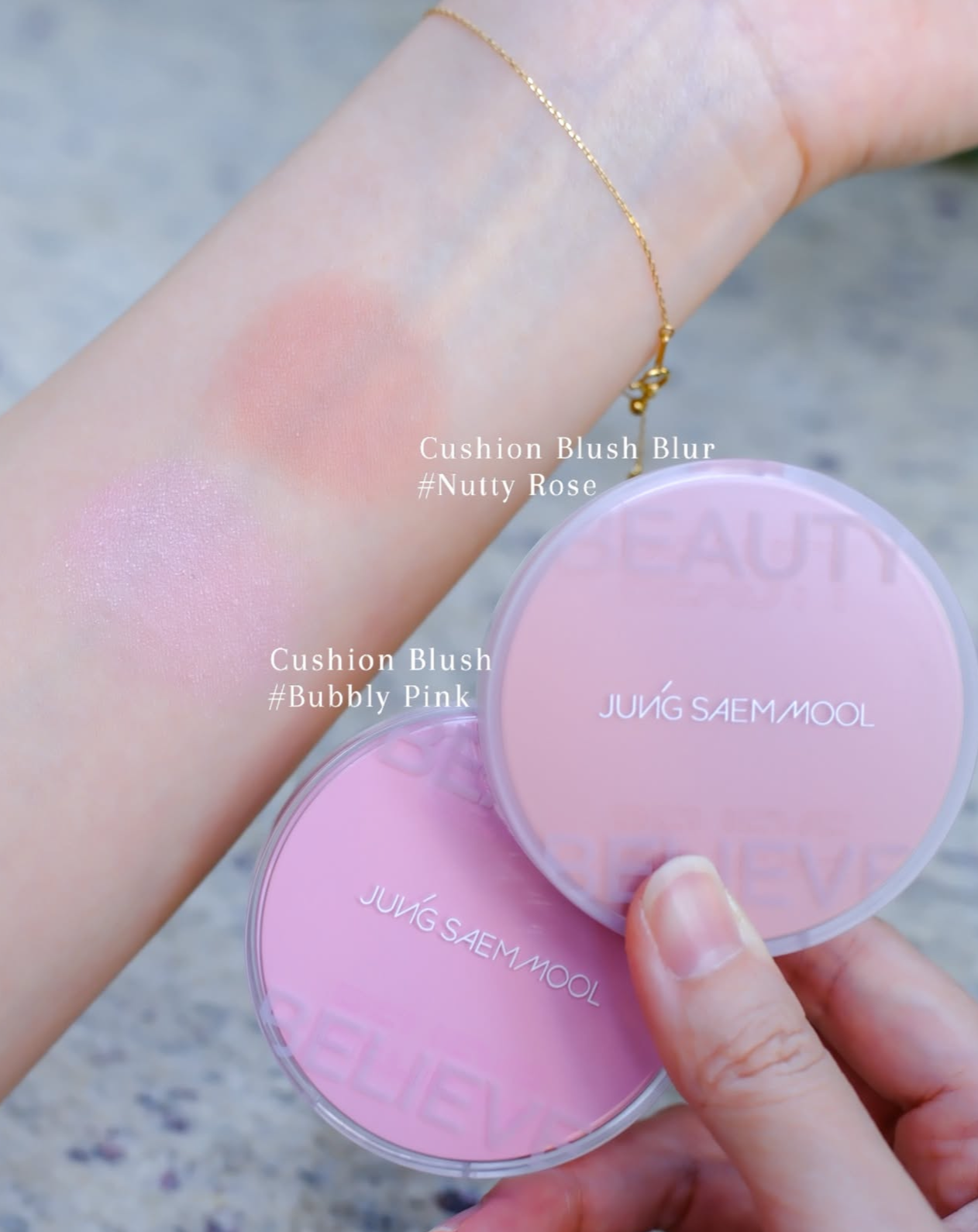 爆款單品💖JUNG SAEM MOOL鄭瑄茉水彩畫家氣墊腮紅 Artist Cushion Blush | 韓系清透水彩妝必備🎨
