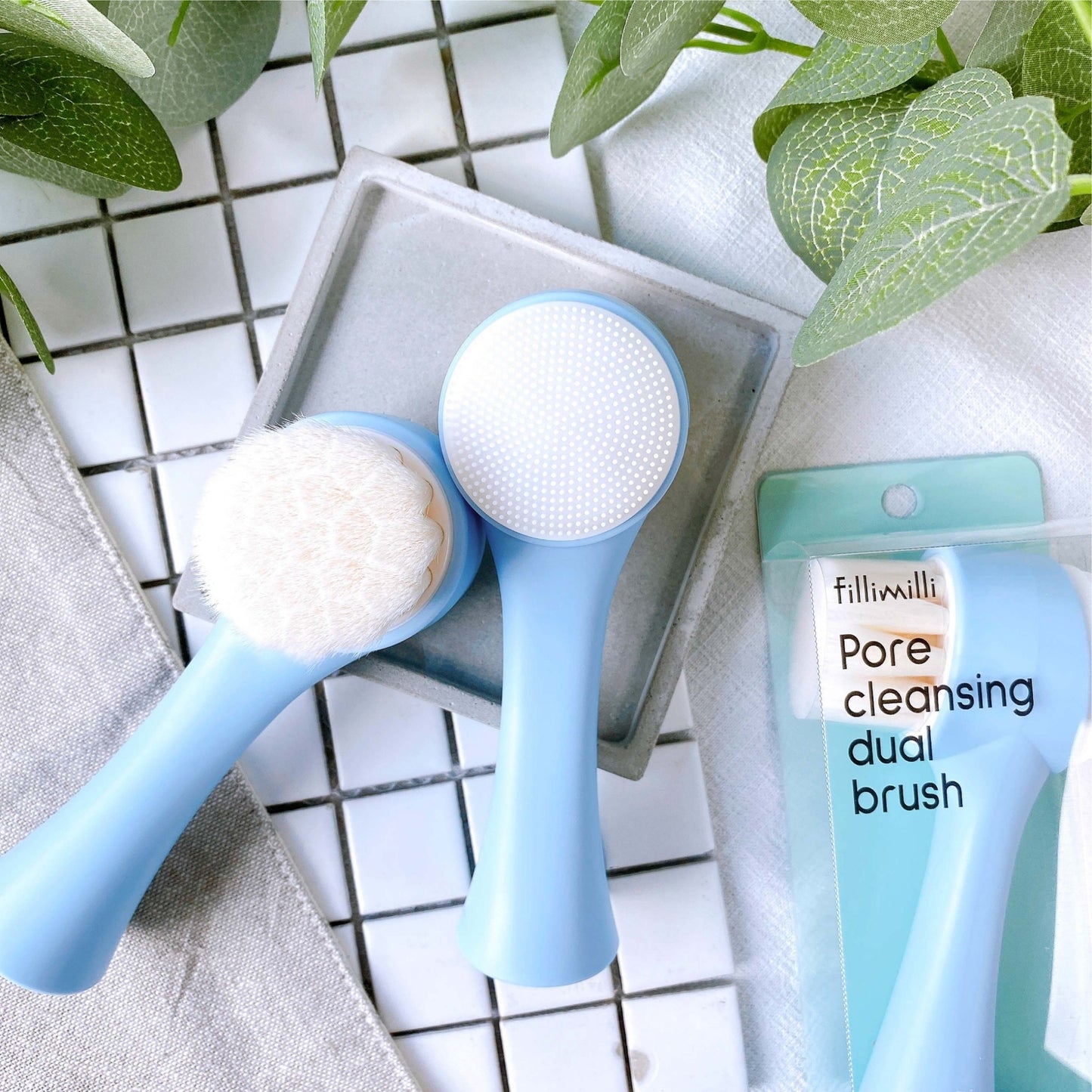 洗出好膚質☁️Fillimilli 雙面矽膠毛孔洗面刷Fillimilli Pore Cleansing Dual Brush 🧽