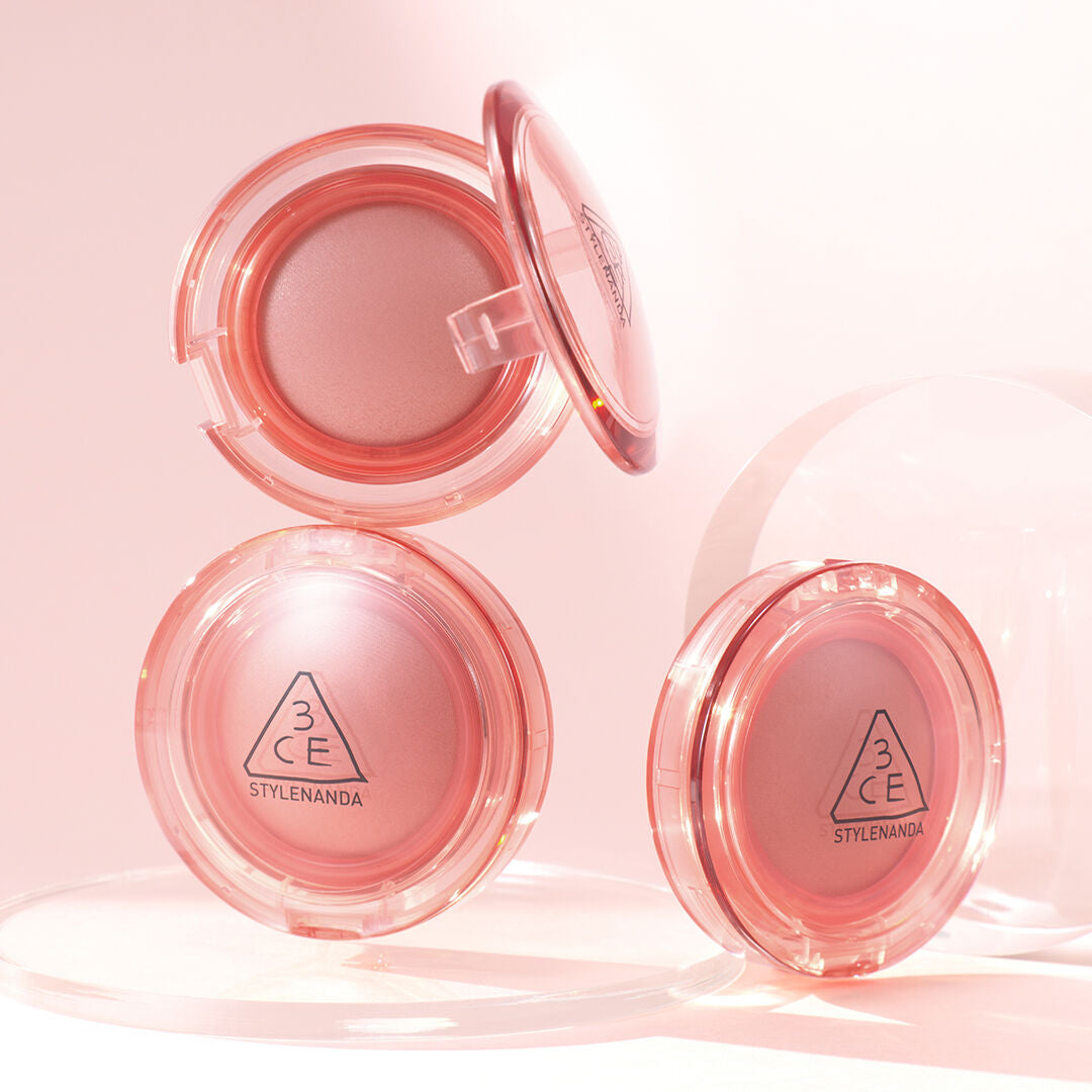 送專用腮紅掃✨3CE 陽光感柔焦腮紅膏💖BOUNCE BLUR BALM