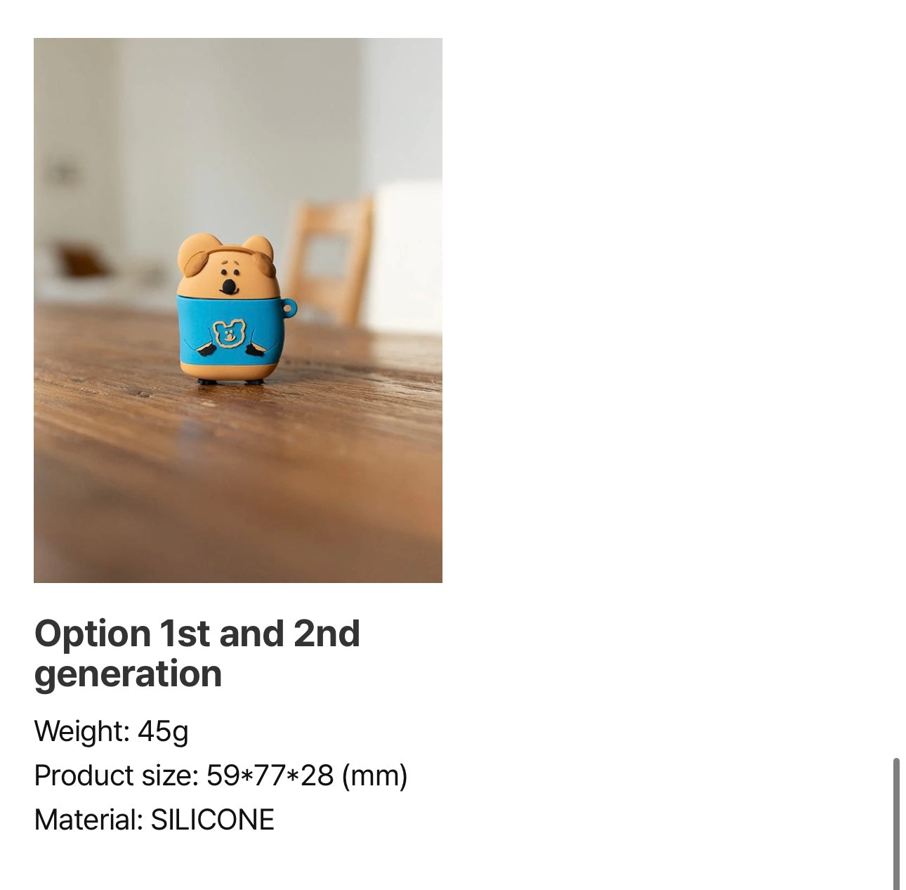 DINOTAENG 短尾袋鼠款保護套💫| DINOTAENG COCOCUP FATTY AirPods