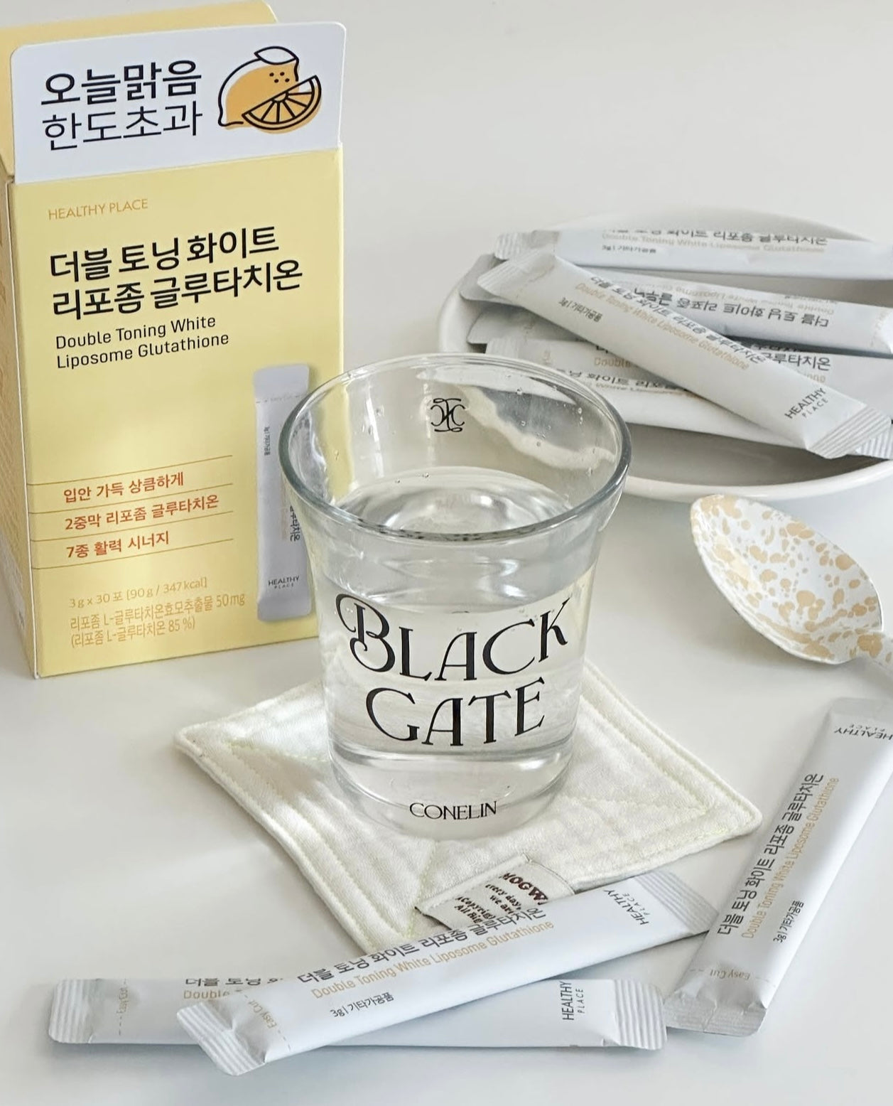 飲用型美白針💉Healthy Place谷胱甘肽雙效美肌美白粉✨