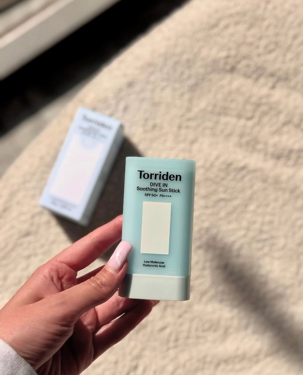輕輕一抹 清爽防曬無負擔| Torriden DIVE-IN補水舒緩防曬棒 SPF50+ PA++++🩵| 10重透明質酸💦