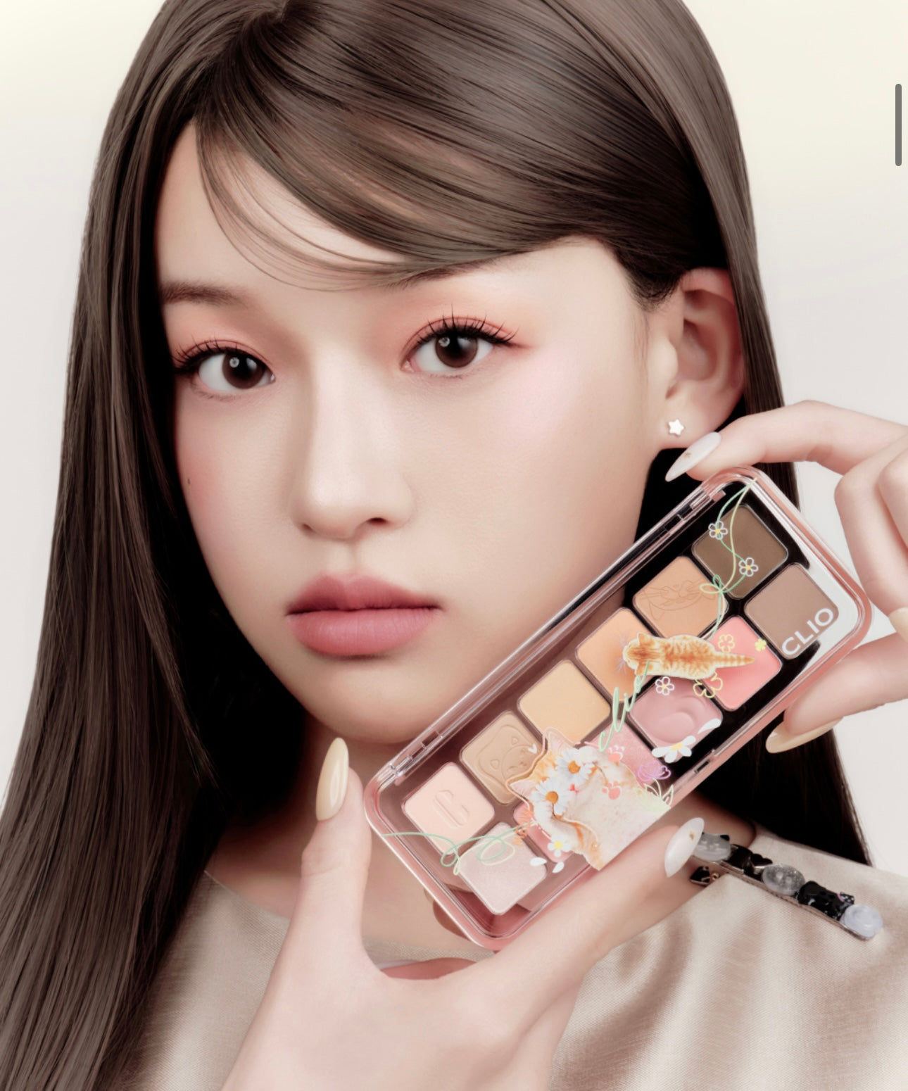 Clio 新版貓貓限量版12色眼影盤Clio Pro eye palette Air x Baby Milk Koshort Edition🐈