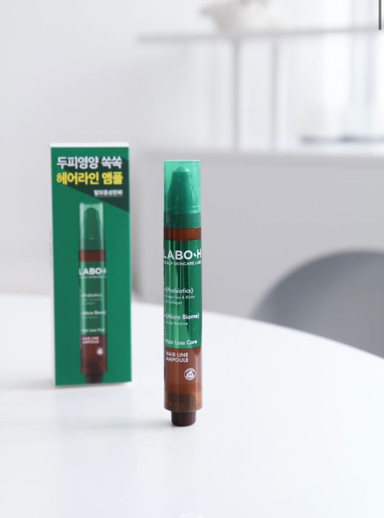 送MNH 黑貓小包/50ml洗頭水✨禿頭救星頭皮髮際線💚|  LABO H益生菌頭皮滾珠精華增長液| LABOH HAIR LINE AMPOULE✨