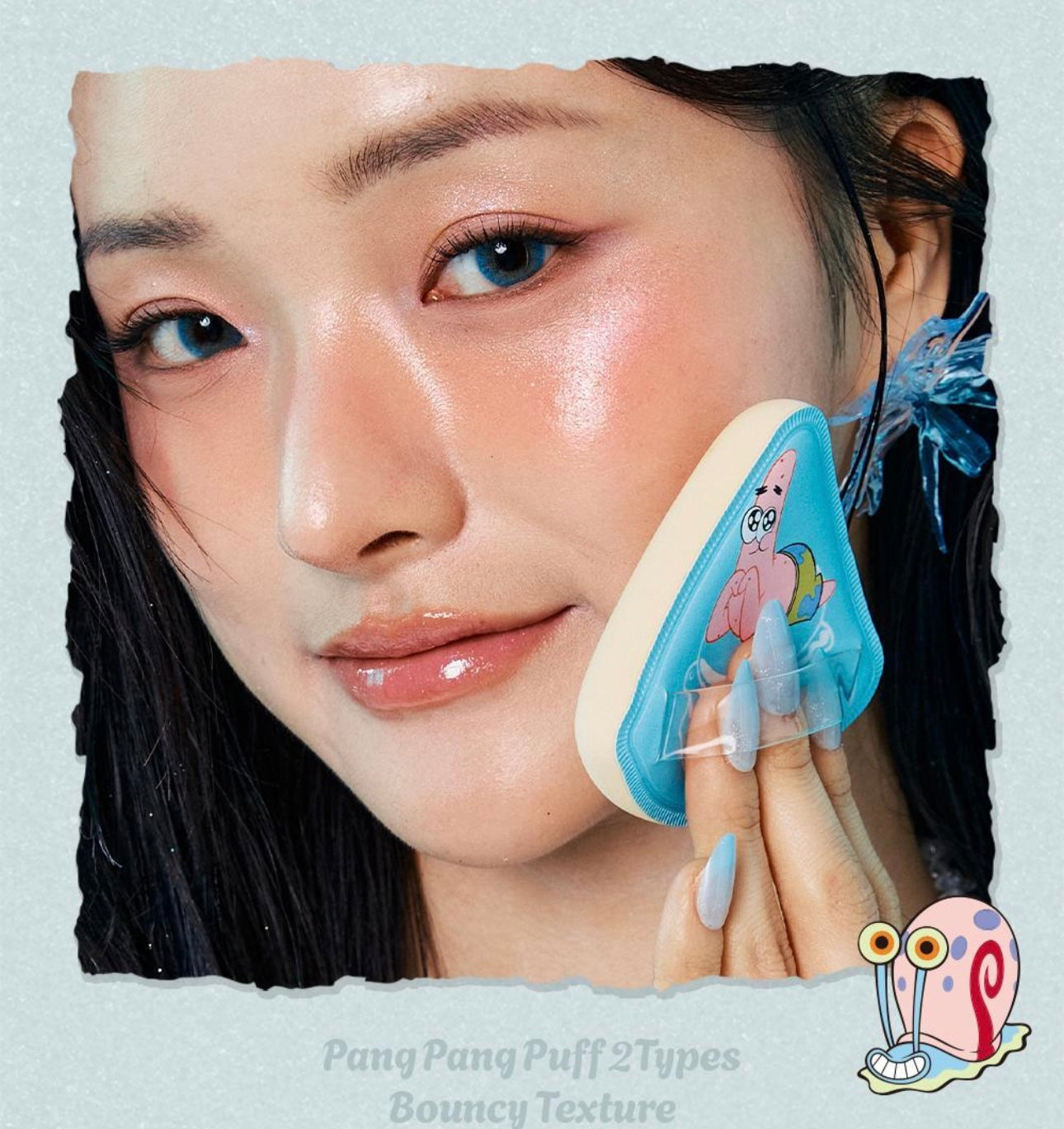 Studio17 x 海綿寶寶🧽軟棉麻薯空氣感海綿粉撲☁️連收納盒