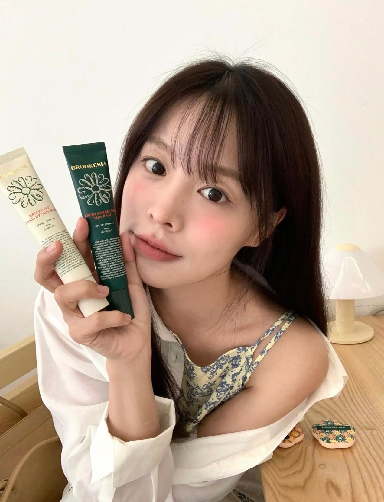 🌼Brookesia GREEN CORRECTING SUN BASE純素防曬隔離霜|2色可選🌿