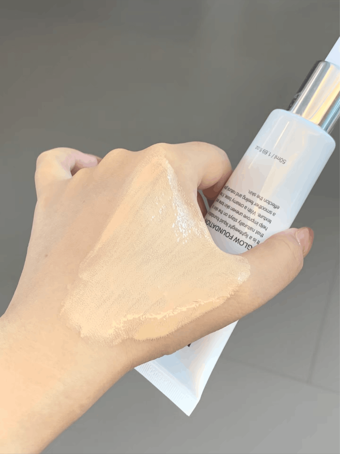 韓式水光肌妝效✨Hexkin 偽素顏水光粉底液Hydrating Glowing Foundation SPF35 PA++