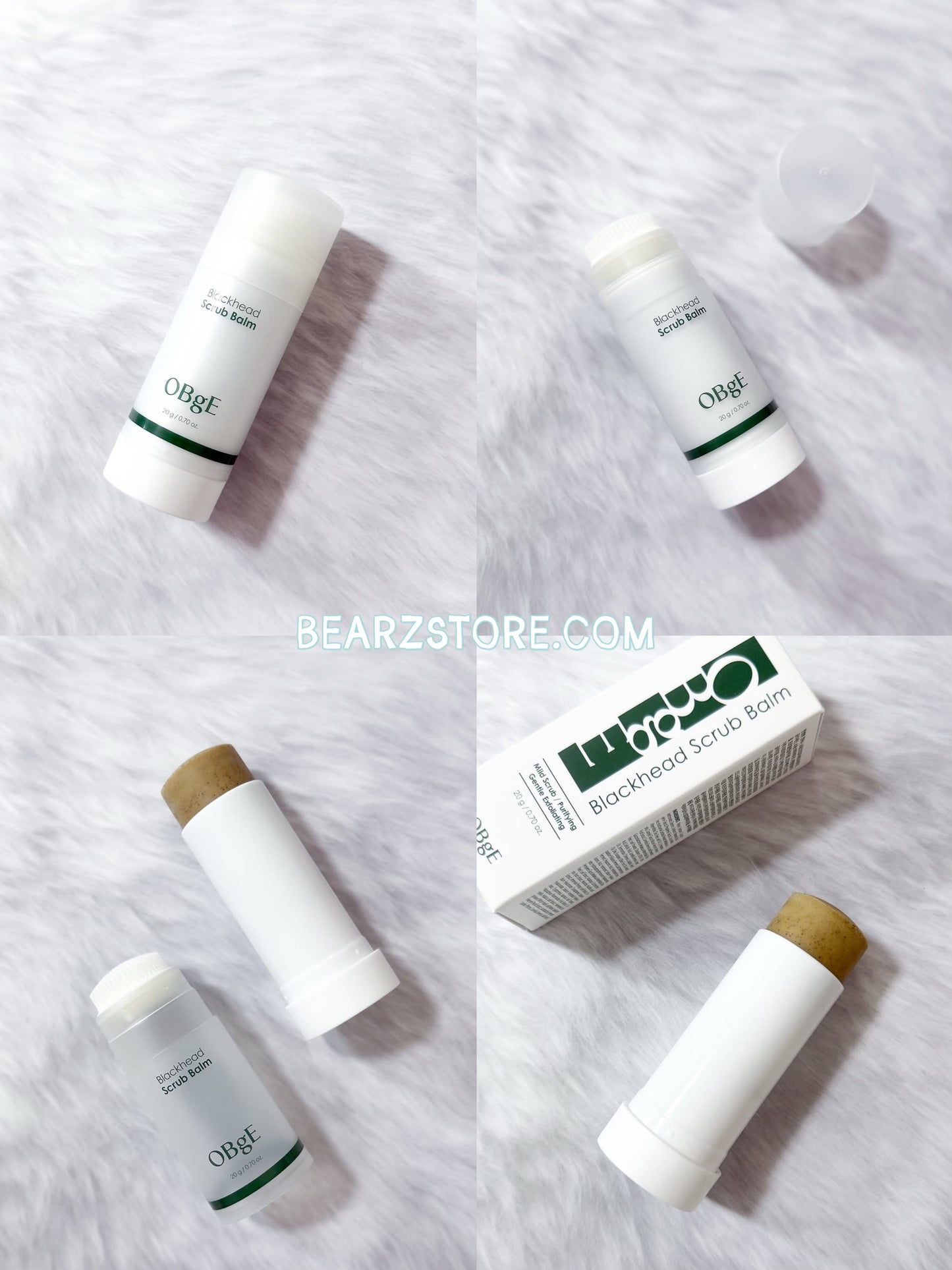 OBgE 黑頭粉刺去角質清潔棒🫧 OBgE Blackhead Scrub Balm✨ 一抹即淨、懶人首選 🚀