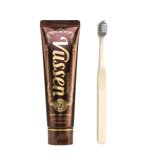 送牙刷✨| Vussen 28 專業牙科強效美白牙膏 🦷| Vussen HP28 Extra Whitening Toothpaste🔥