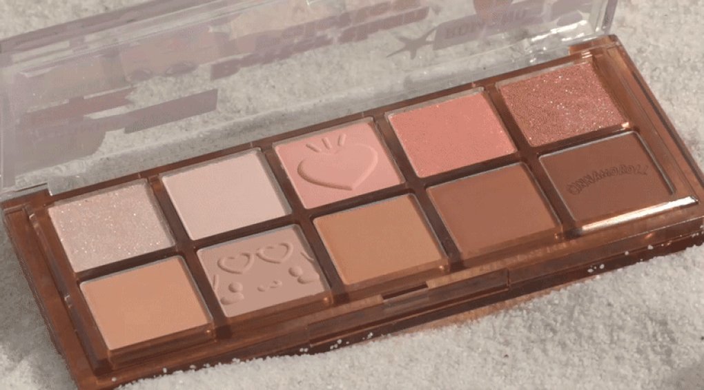 送眼影玉桂狗掃&特別版Romand 花園系列十色眼影盤Better Than Palette