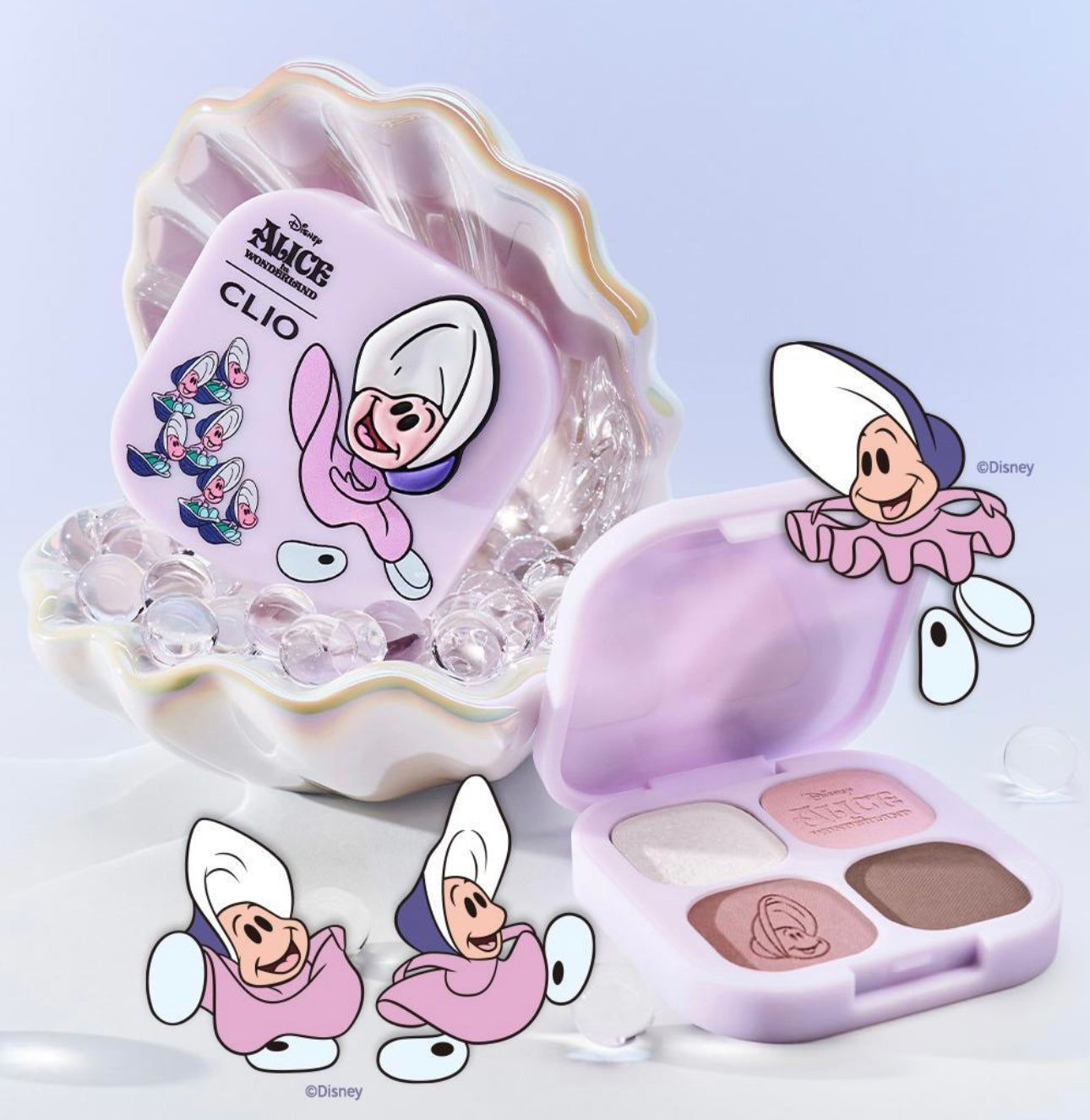 Clio x 愛麗絲夢遊仙境聯名眼影盤四色眼影盤 🫖| Clio x Alice In Wonderland Pro Eye Palette Cube