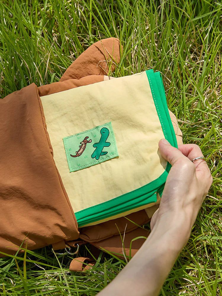 JOGUMAN小恐龍多用途野餐墊子收納袋🦖 JOGUMAN WOODY PICNIC MAT THROW AWAY