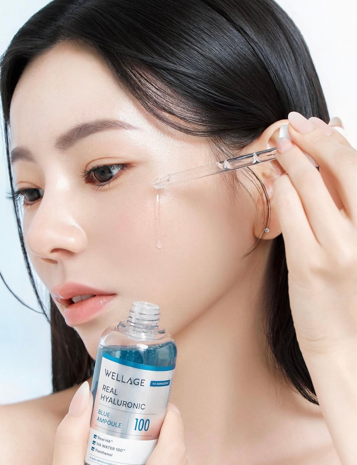 Wellage 100%高濃縮透明質酸保濕精華🫧| Wellage Real Hyaluronic Blue Ampoule💦