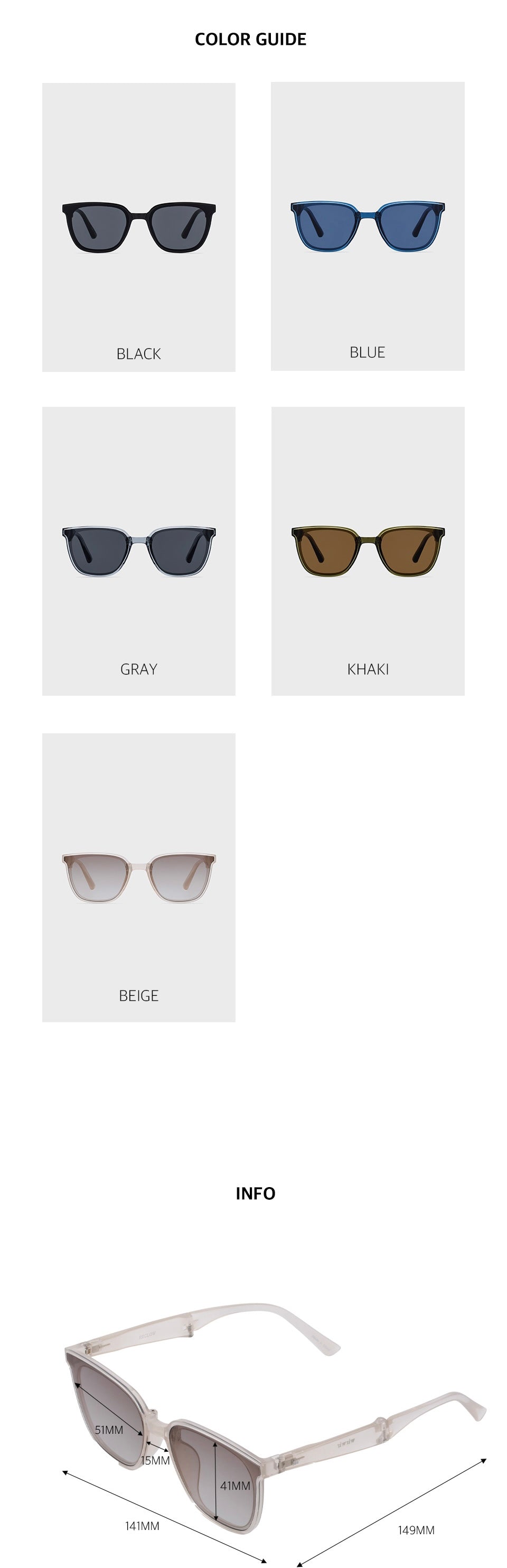 韓國小眾品牌✨RECLOW WIRWIR 無壓力可摺疊太陽眼鏡💫