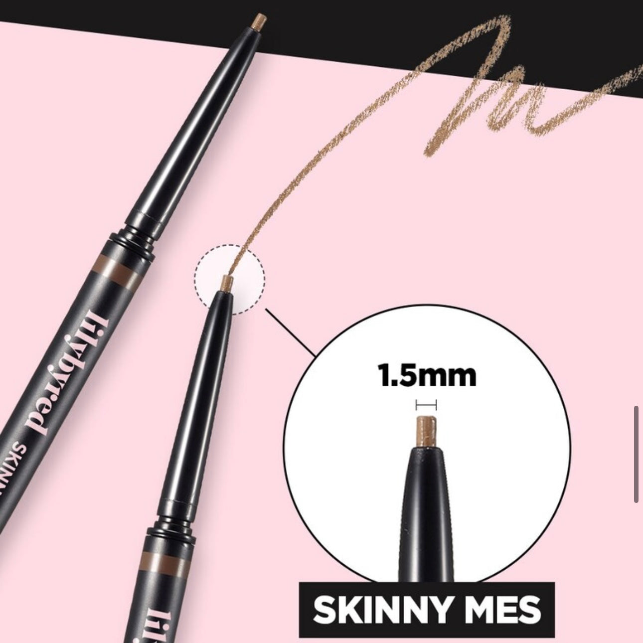 Lilybyred Skinny Mes Brow Pencil 超幼細輕薄自然纖細眉筆|顏色自然持久〰️