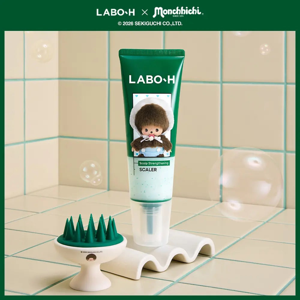 送Monchhichi 專屬頭皮按摩刷 ✨LABO-H × Monchhichi 聯名限定款✨頭皮淨化深層去角質霜