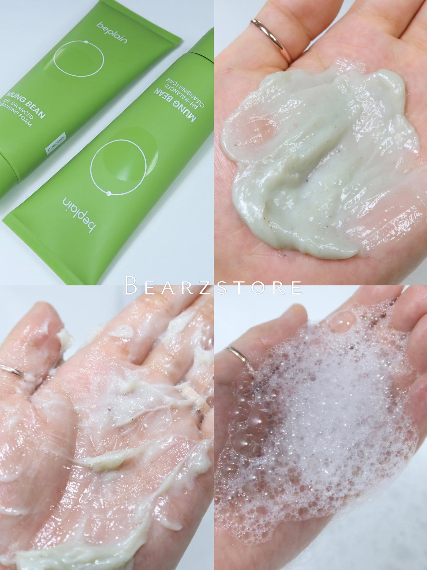 巨量裝🔥自留🌿韓國 Hwahae 美容大賞 No.1✨| Beplain 平衡pH值氨基酸絲滑綠豆洗面奶Beplain Greenful pH-balanced Cleansing Foam | 滿意度高達 98.4%🌿