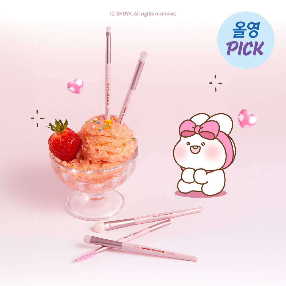 由韓國化妝師設計✨Studio17 x SHUYA Eye Makeup Brush Set 基礎眼妝掃具套裝5件套 💖