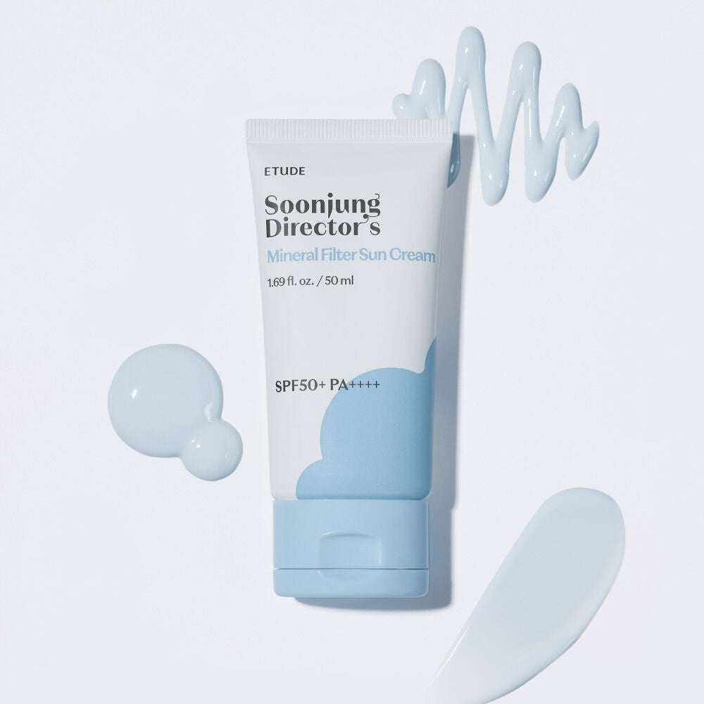 皮膚科專家推薦👩🏼‍⚕️Etude Soonjung Director’s Mineral Filter Sun Cream 純物理雲感柔膚防曬☁️💙