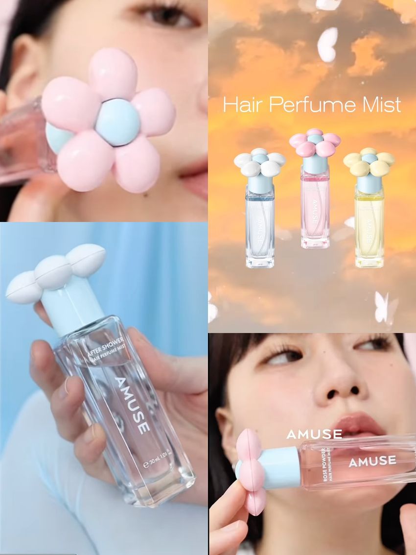 不可或缺的心情調節神器 🌼AMUSE 小雛菊香髮保濕噴霧🫧