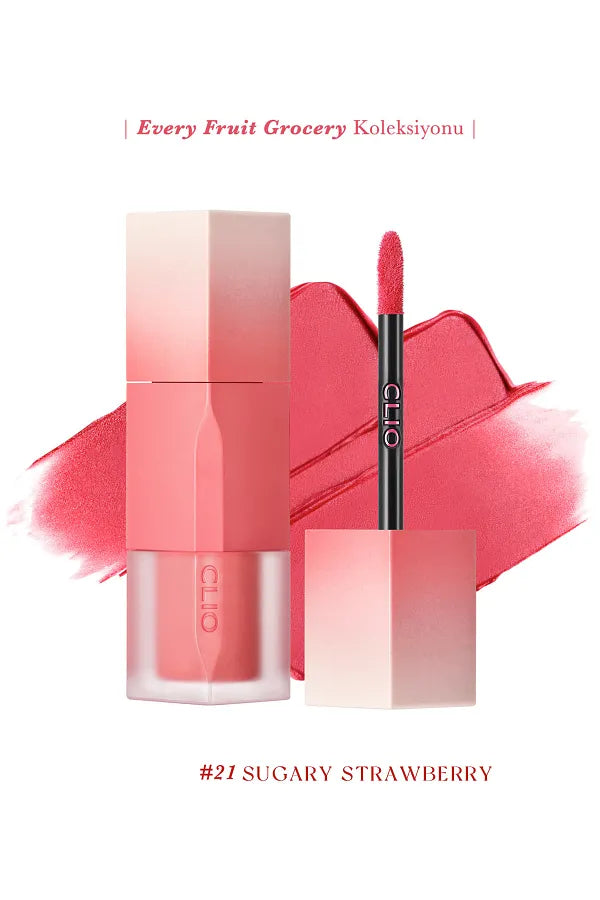 CLIO Chiffon Blur Tint 軟綿奶霜絲絨霧面唇釉💗