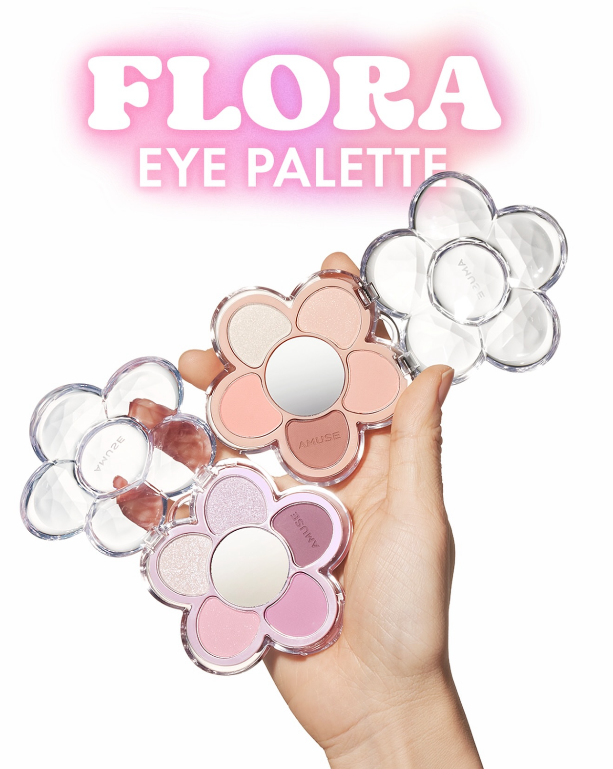 員瑛代言🤍Amuse 3D 小雛菊五色眼影盤🌸| Amuse Flora Eye Palette