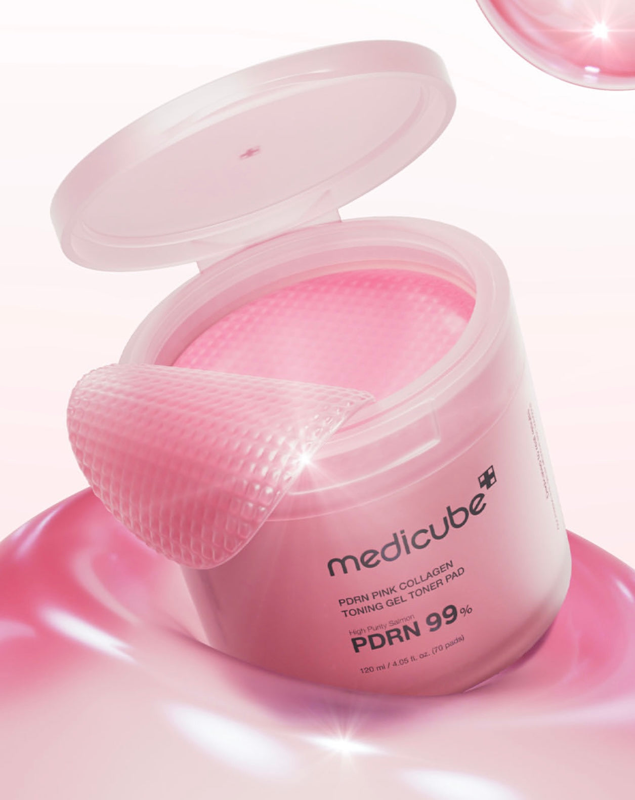 Medicube PDRN粉紅膠原凝膠爽膚棉🌸| Medicube PDRN Pink Collagen Toning Gel Toner Pad