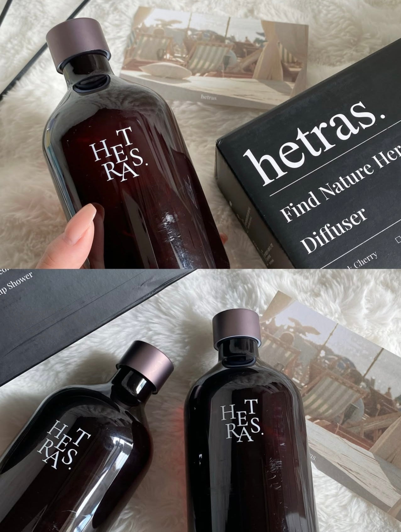 送立體貼紙+多送10ml✨GD同款🌼 Hetras 香氛擴香瓶 | Hetras Find Nature Here Premium Diffuser 超大容量禮盒組兩瓶 = 1020ML ✨