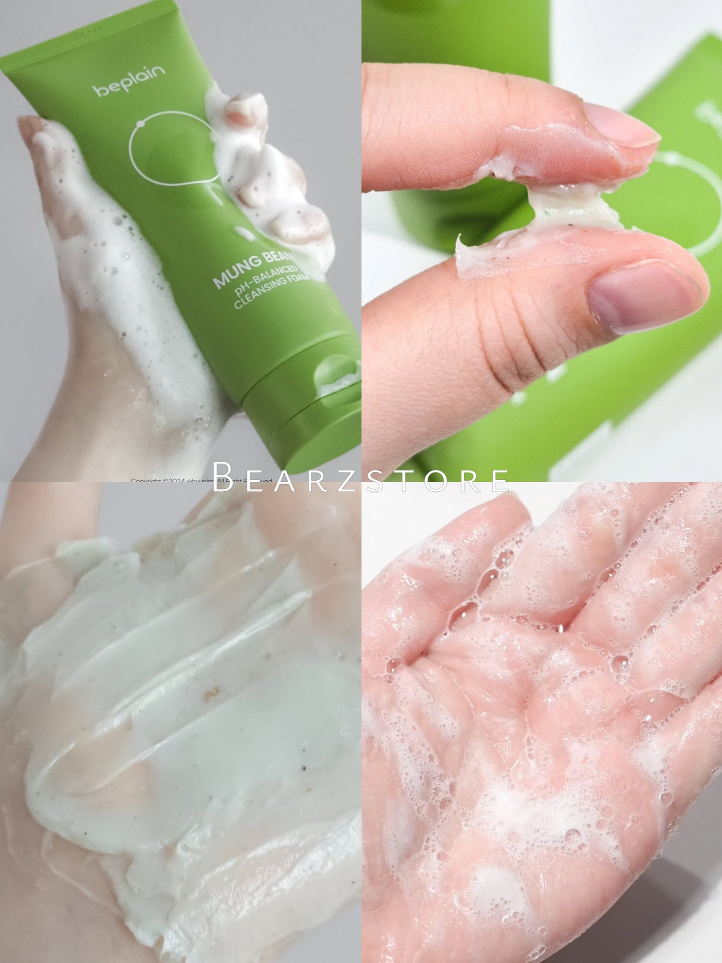巨量裝🔥自留🌿韓國 Hwahae 美容大賞 No.1✨| Beplain 平衡pH值氨基酸絲滑綠豆洗面奶Beplain Greenful pH-balanced Cleansing Foam | 滿意度高達 98.4%🌿