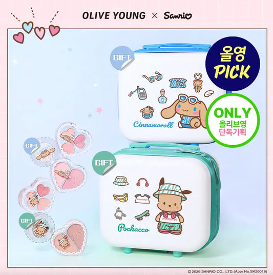一套4件✨2aN Sanrio Edition Love Pocket Makeup Kit限量彩妝組✨