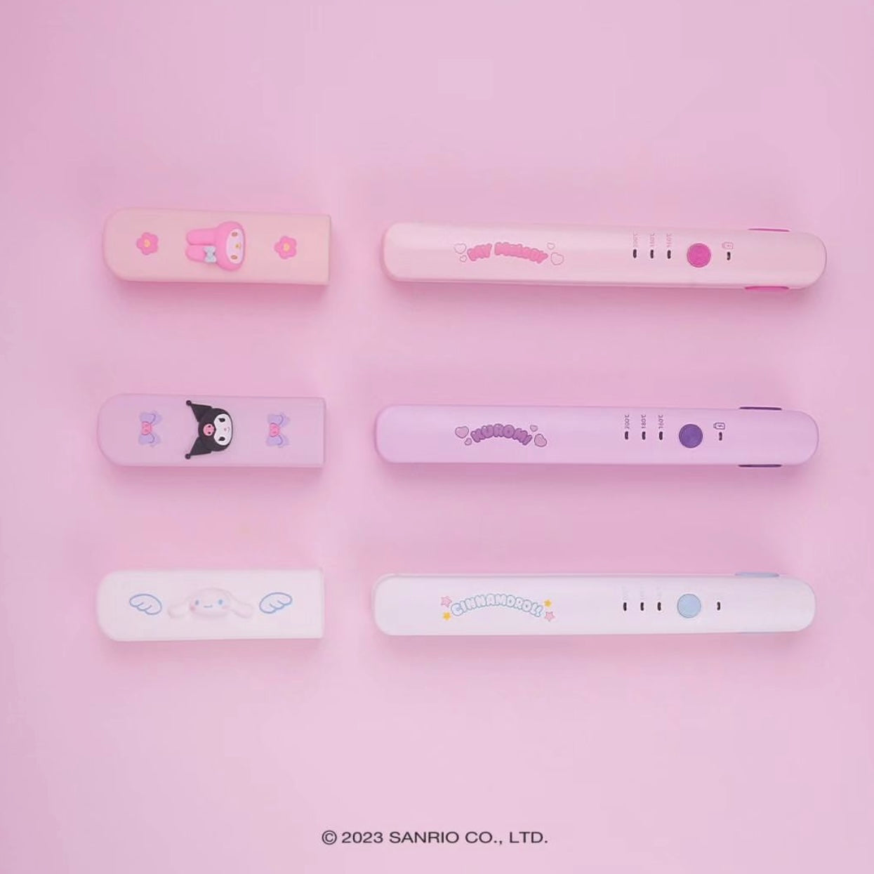 共6款🤍超輕盈☁️| SANRIO系列便攜式迷你無線直髮夾💖
