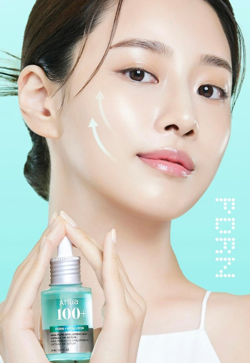 送面霜+棉片🩵水光肌的秘密武器🪄| Anua PDRN 透明質酸膠囊超強補濕精華 🌊 醫美級水光修復精華✨ 化解榜保濕精華 第1名🏆| Anua PDRN Hyaluron Capsule 100 Serum💧