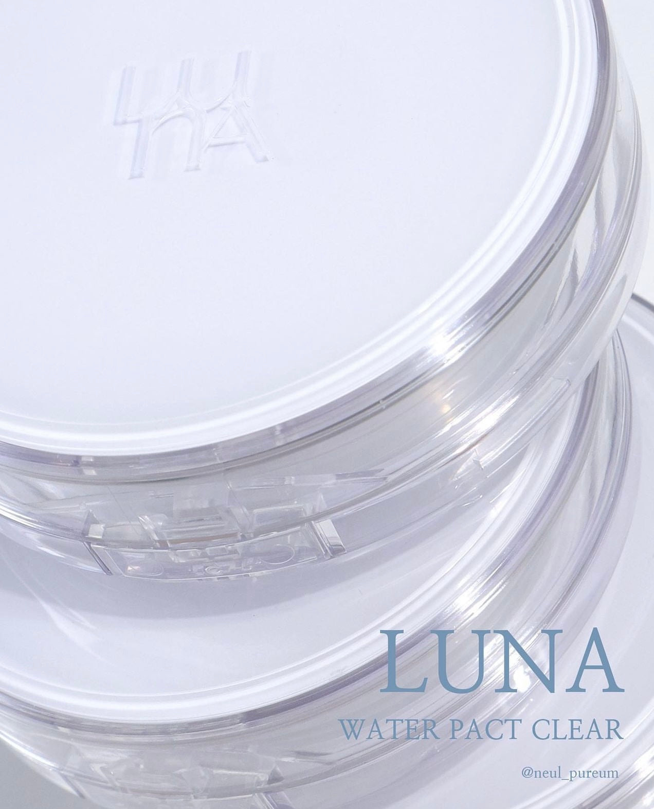 LUNA 水光玻璃感保濕氣墊🤍| LUNA Water Pact Clear Cushion Foundation SPF 50+ PA+++