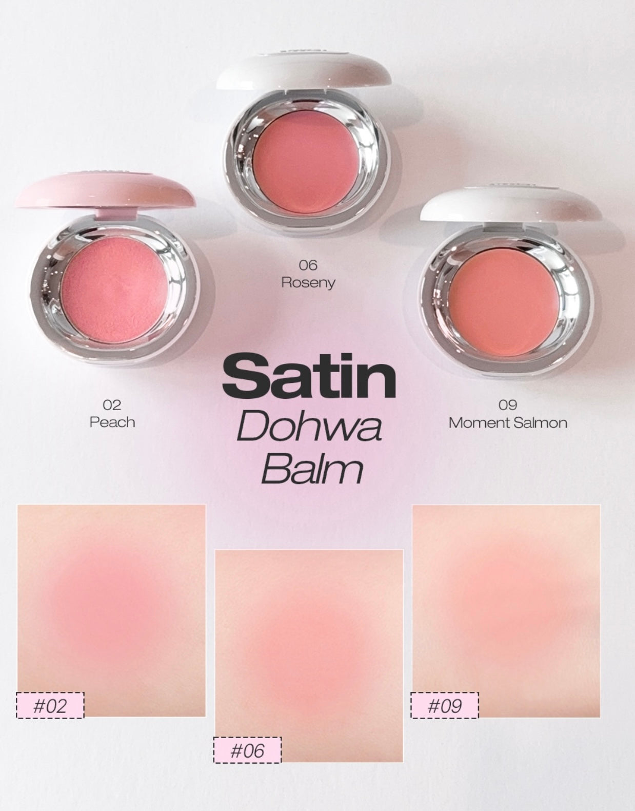 水光柔霧 一抹即融💖| TOOQ 水彩美學多用途水光唇頰霜| TOOQ Satin Dohwa Balm