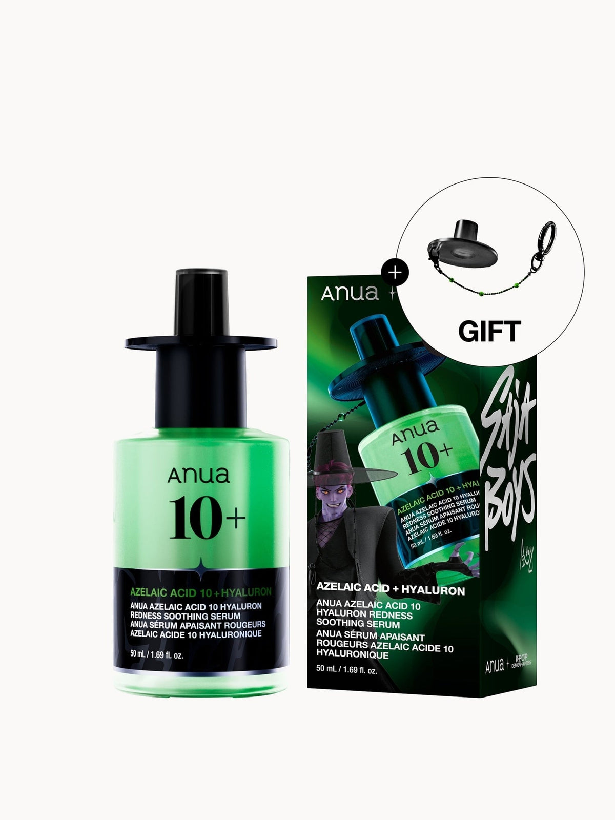 Kpop增量版🔥告別煩人粉刺、紅疹、痘印⭐️Anua Azelaic壬二酸10%抗痘抗紅修護精華💚 Anua Azelaic Acid 10 Hyaluron Redness Soothing Serum