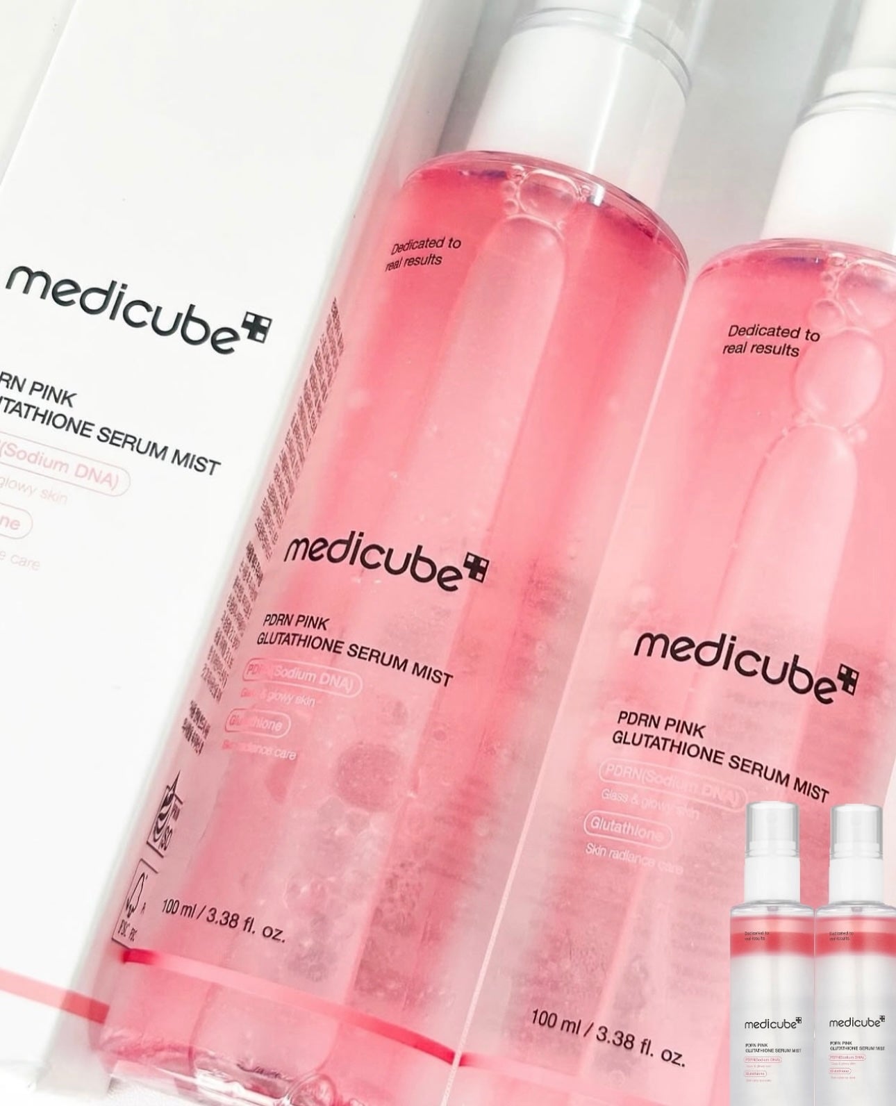 打造彈潤玻璃肌✨ | Medicube PDRN 粉紅穀胱甘肽精華噴霧💝| Medicube PDRN Pink Glutathione Serum Mist