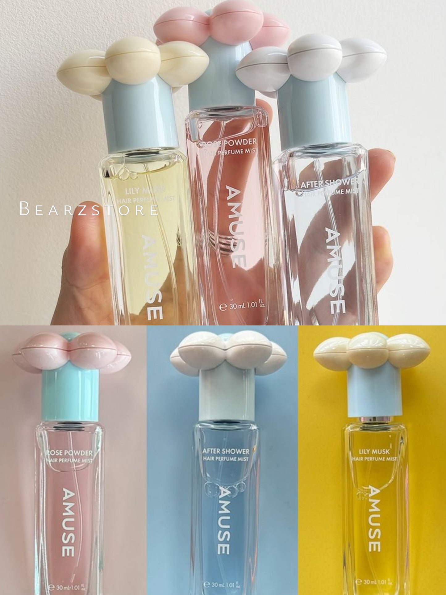 不可或缺的心情調節神器 🌼AMUSE 小雛菊香髮保濕噴霧🫧