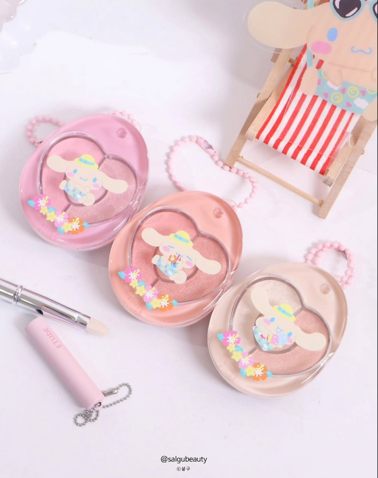 Etude x 玉桂狗雙層旋轉7色眼影高光盒✨| Etude X Cinnamoroll Bboyong Eye Maker