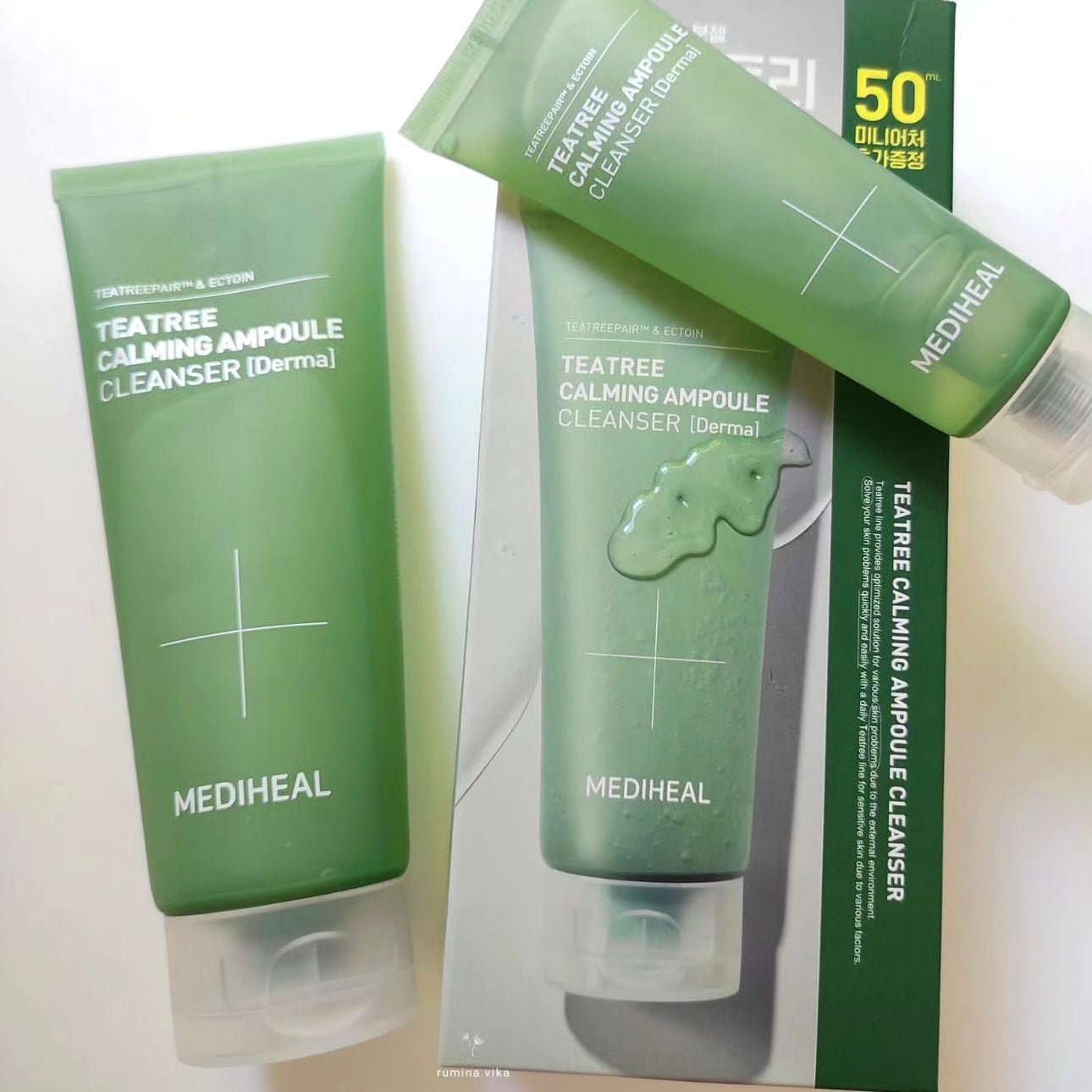 Mediheal 茶樹舒緩保濕鎮靜潔面泡泡🍃| Mediheal Tea Tree Calming Moisture Cleanser💚