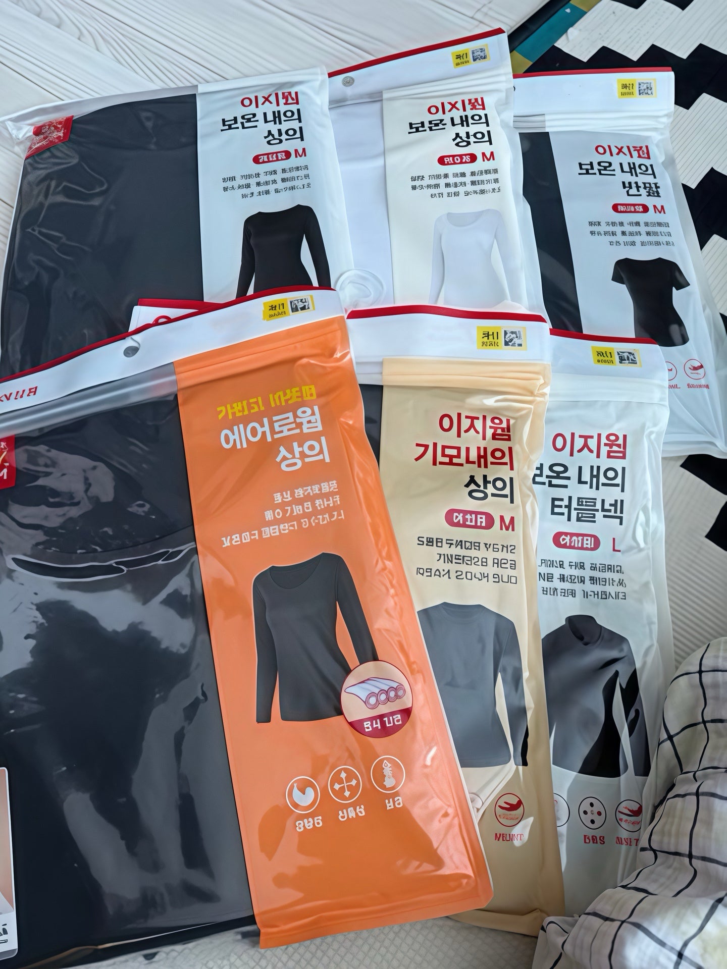 韓國DAISO 超值發熱衣三款厚度可選🔥