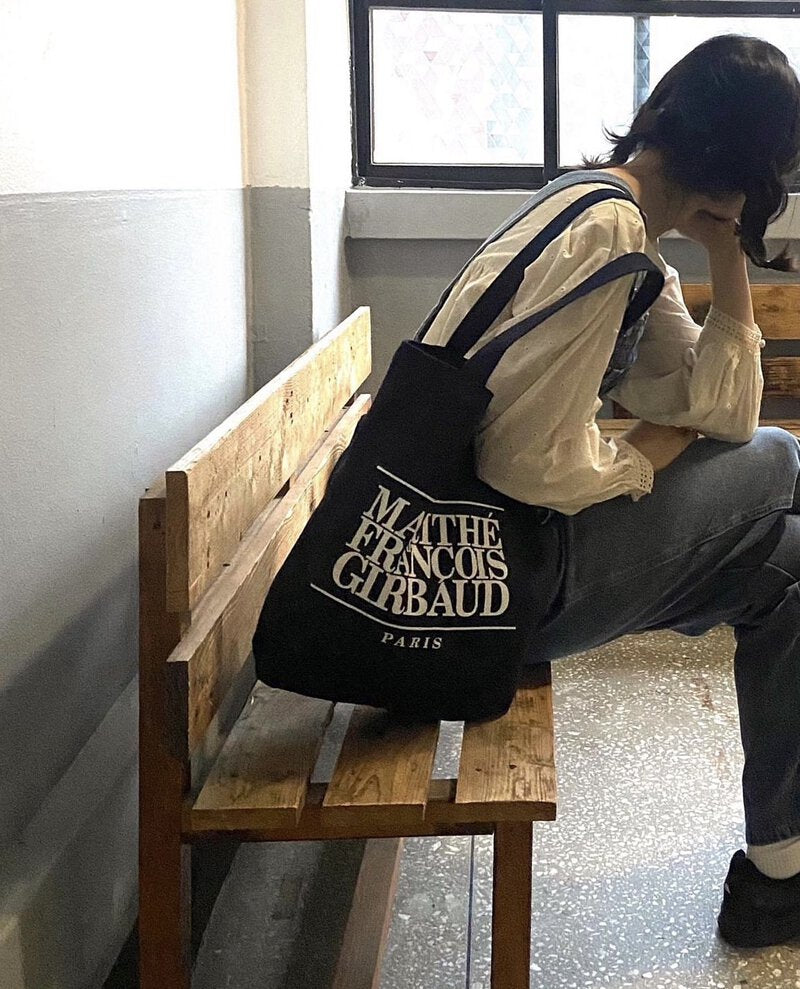 Marithe Francois Girbaud Classic Logo Canvas 兩用Tote Bag🌟