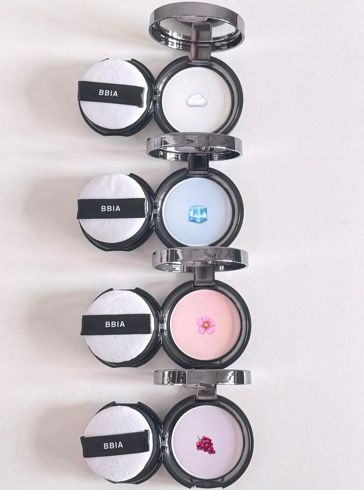 一拍定妝全天柔霧 ✨| Bbia Eau Powder Pact 水感調色濾鏡定妝控油粉餅☁️