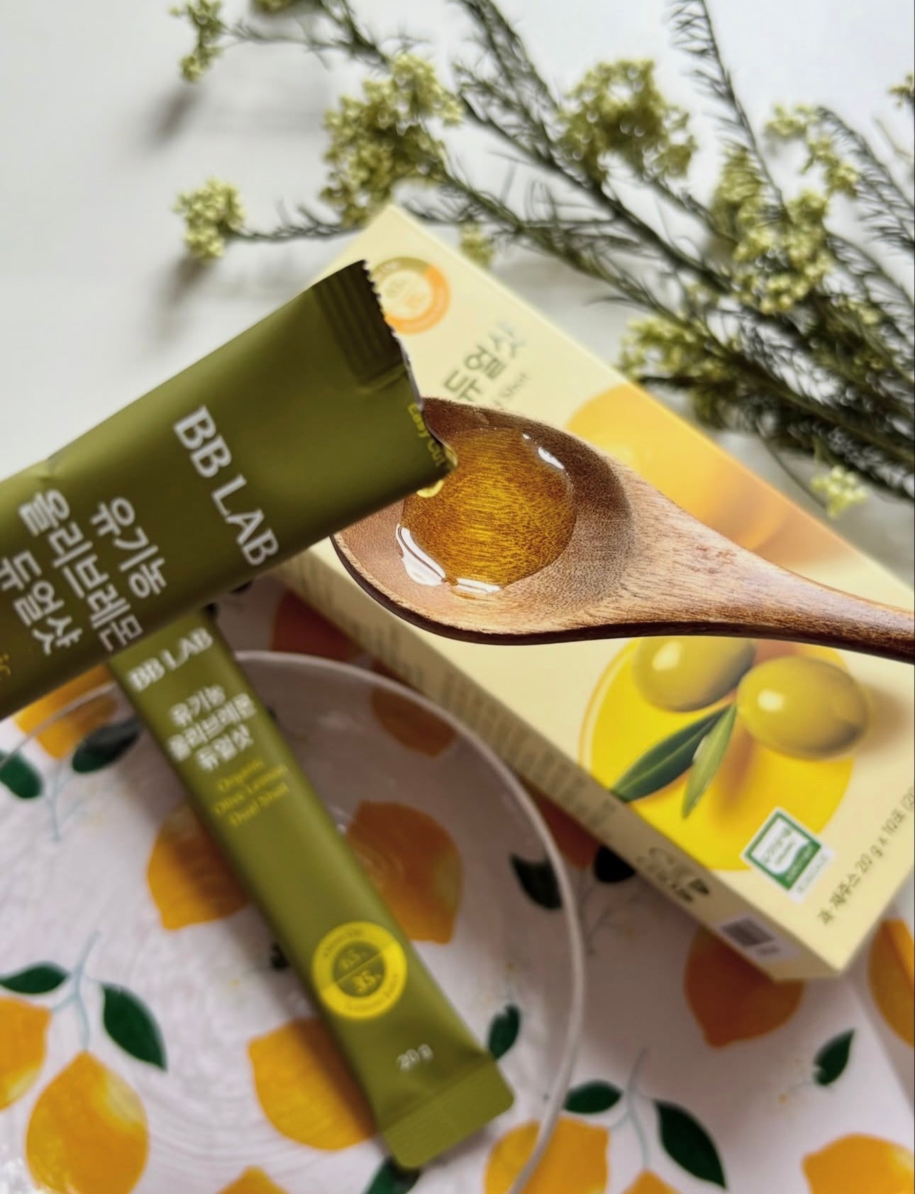 張員瑛同款保健飲品🔥 BB LAB有機檸檬橄欖油雙效飲💛🍋