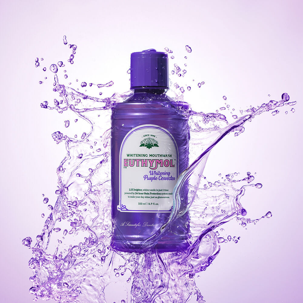 送Kuromi野餐墊✨EUTHYMOL x Kuromi 美白漱口水套裝🦷