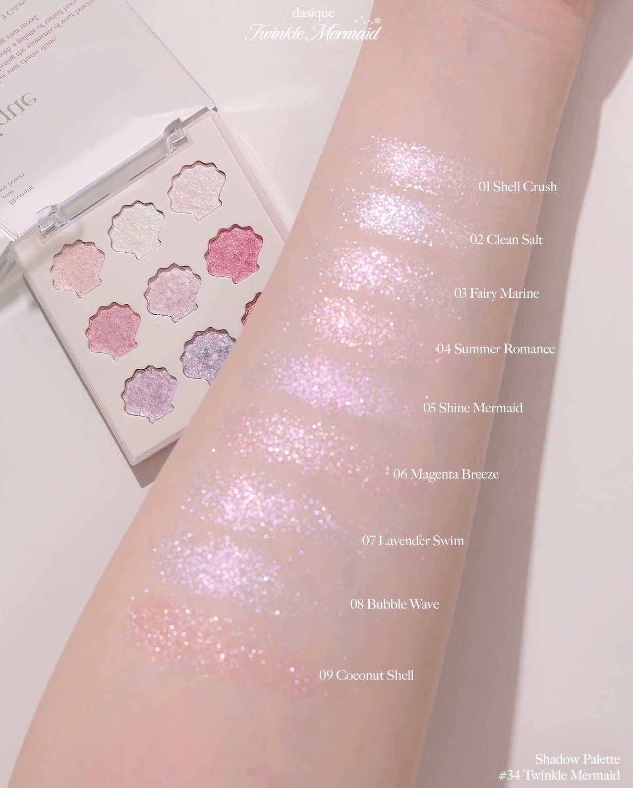 絕美仙物💖Dasique Twinkle Mermaid 夢幻人魚姬系列🧜🏻‍♀️