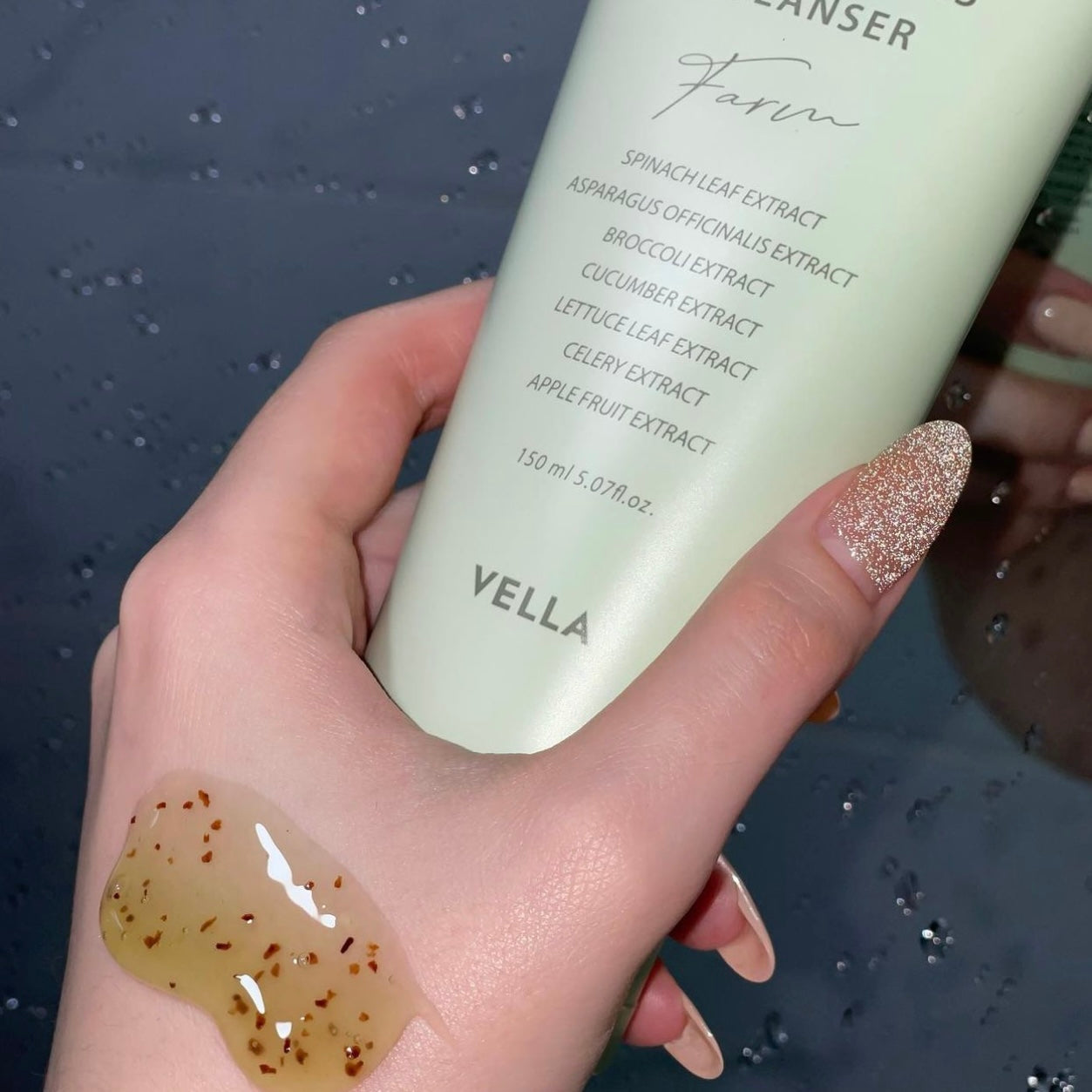 適合毛孔粗大的寶✨| VELLA 純素溫和排毒潔面啫喱🫧| VELLA Super Green Solution 5.5 Gel Cleanser 🌿